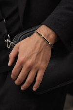 Bracciale tennis in oro giallo 18kt, diamanti kt. 6,24 - immagine 2